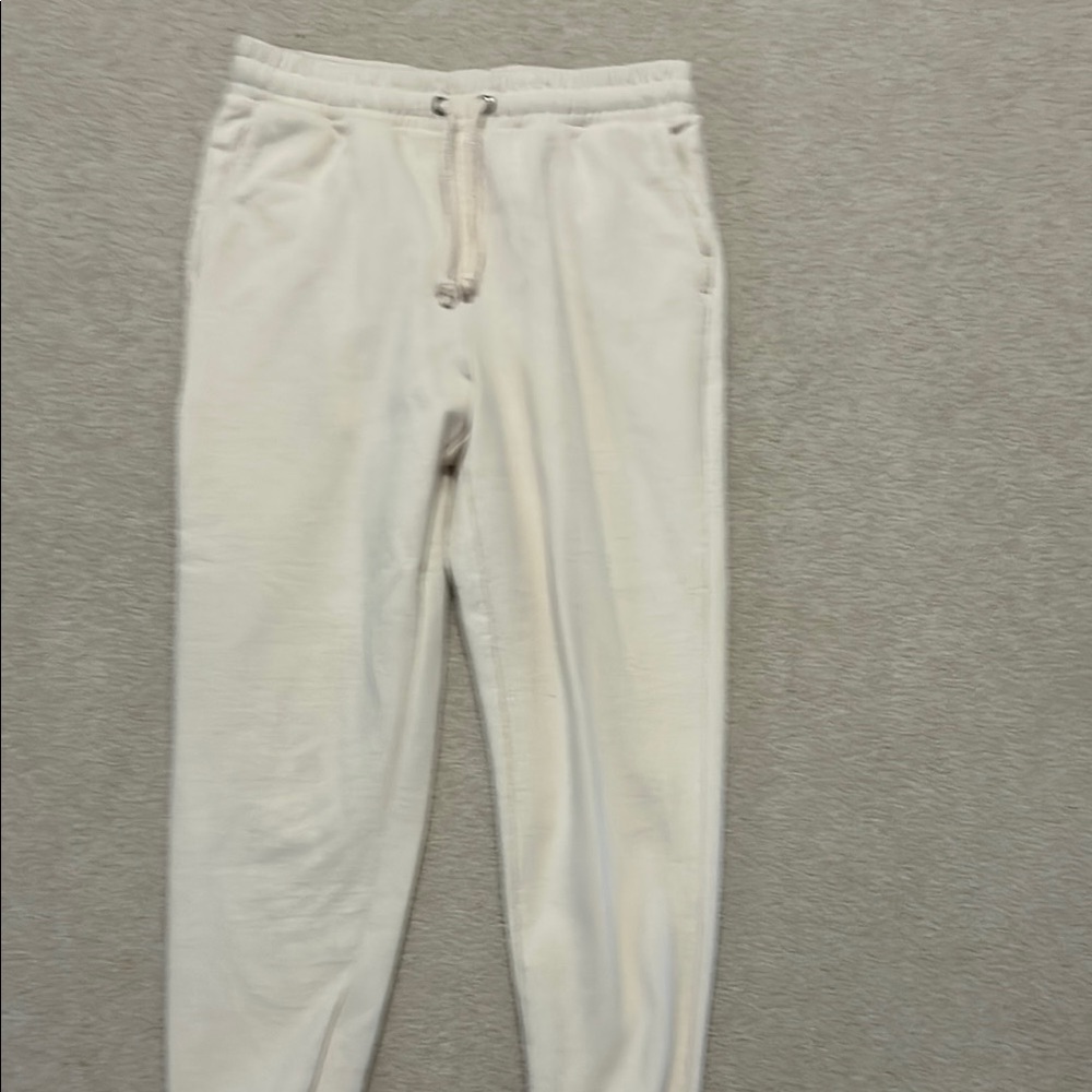 The North Face Cream Joggers with Elastic Waistband